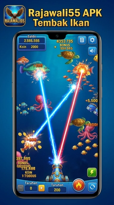 Galeri pratinjau visual rajawali55 build APK resmi terbaru